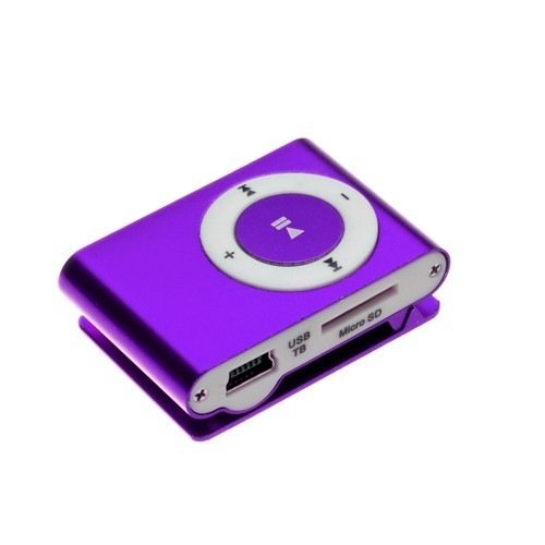 MP3 плеер RK-304 (MicroSD+наушники+ЗУ) фиолетовый