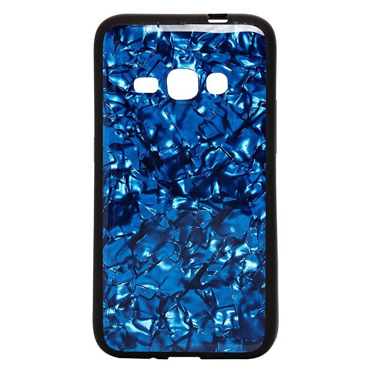 Накладка SC115 Samsung J120 Galaxy J1 2016 Foil синяя