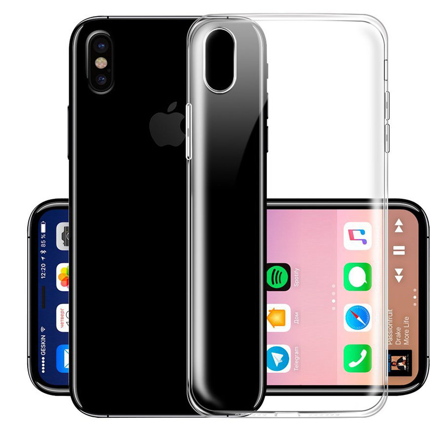 Накладка силиконовая ZERO IPhone XS прозрачная