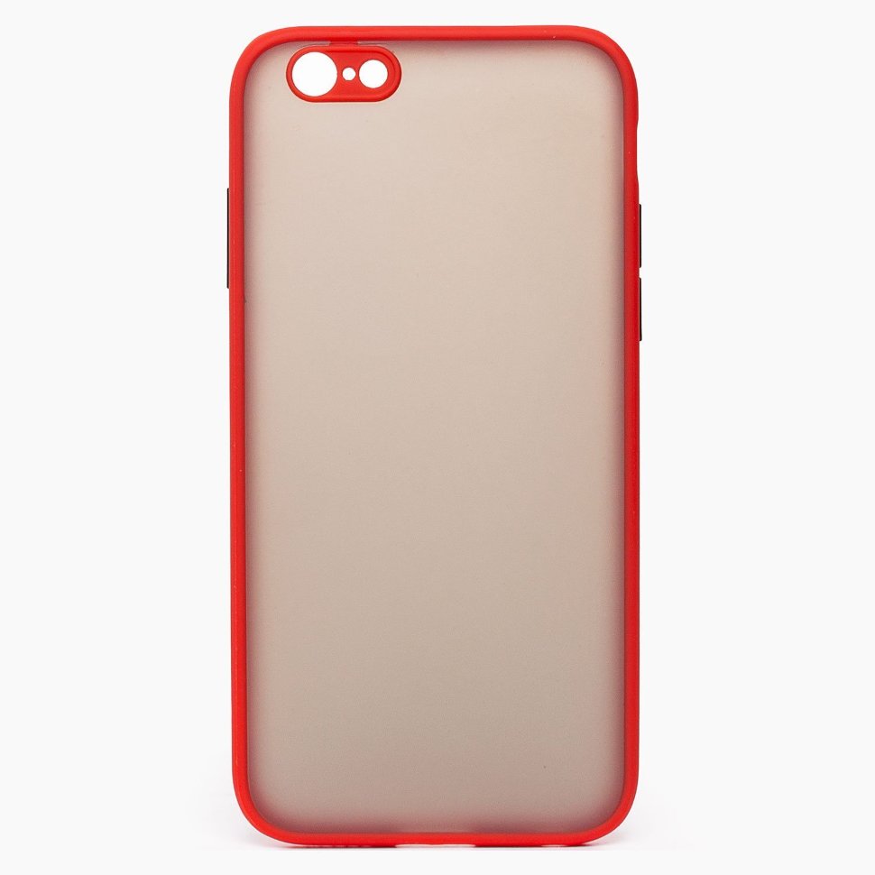 Накладка PC041 iPhone 6 (red/black)