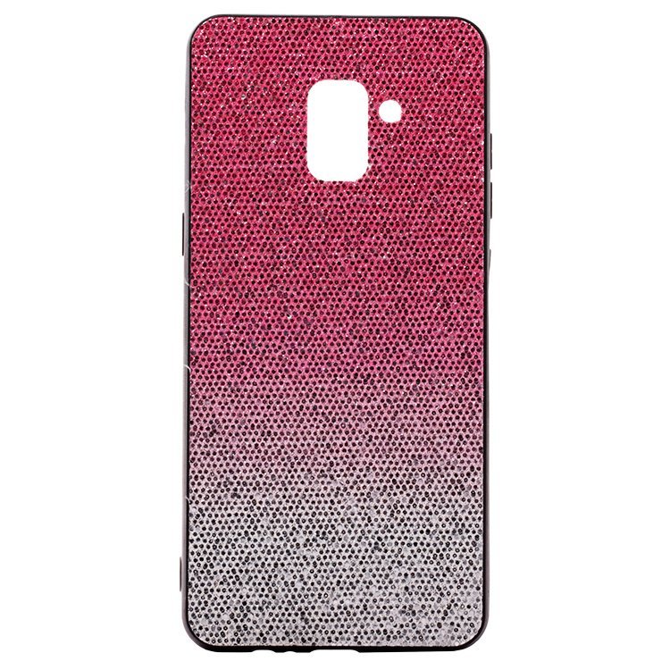 Накладка SC126 Samsung A730 Galaxy A8 Plus 2018 (003) градиент розовая