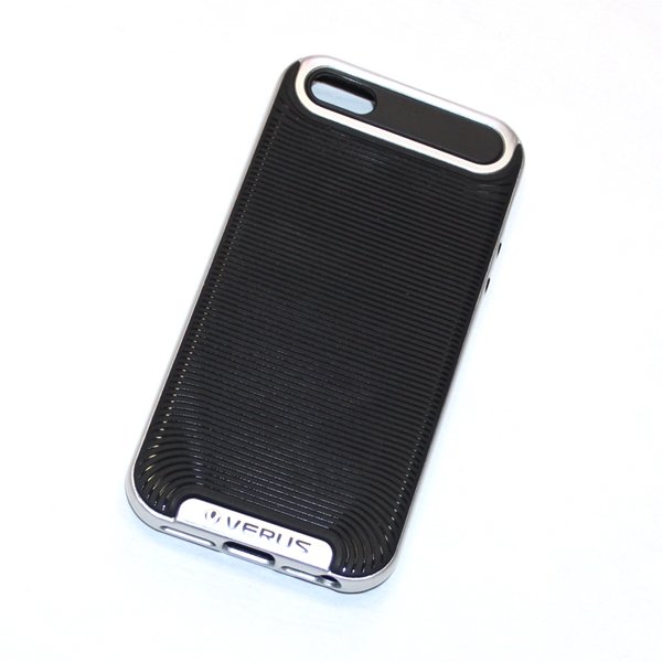 Накладка Verus Damda IPhone 4 черно-серебристая