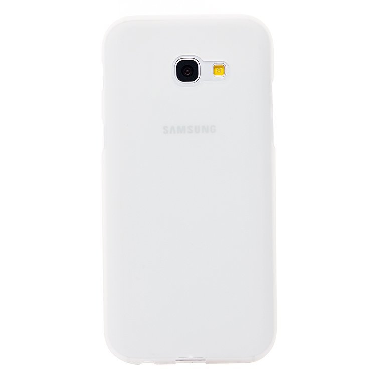 Накладка с глянцевым ободком МАТОВАЯ Samsung A520 Galaxy A5 2017 белая