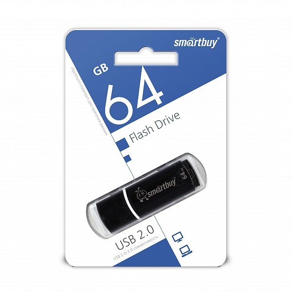 SmartBuy USB 64GB Crown Black