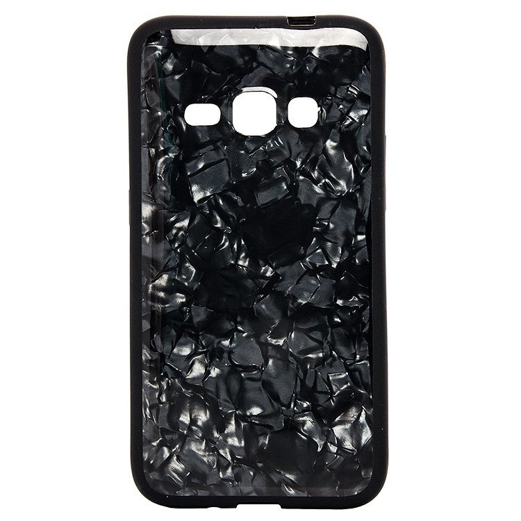 Накладка SC115 Samsung J120 Galaxy J1 2016 Foil черная