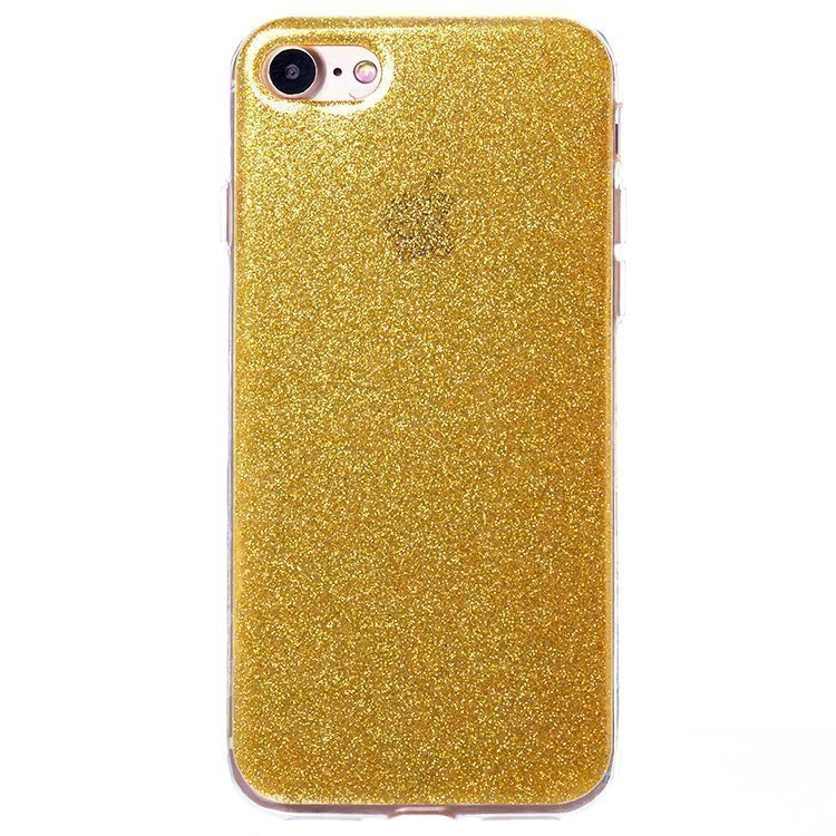 Накладка силиконовая Glamour iPhone 7/8 gold