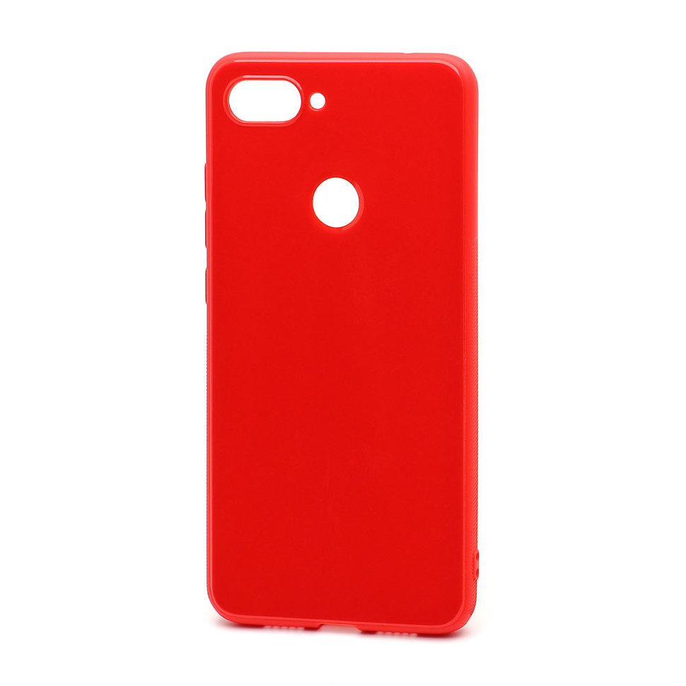 Накладка ГЛЯНЕЦ Huawei Honor 7C/7A Pro красная