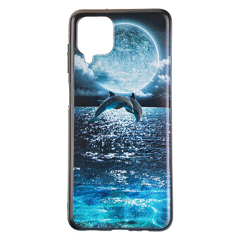 Накладка с рисунком Realme C15/C25 Дельфины