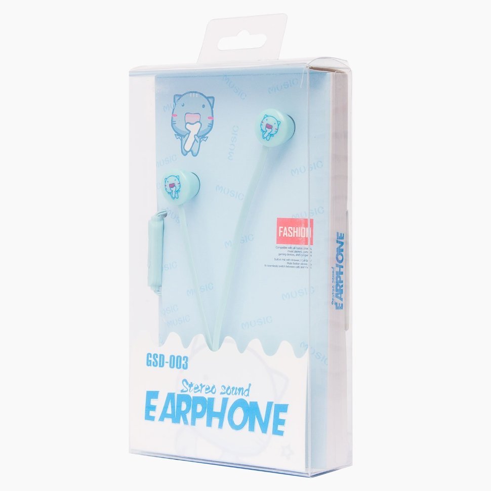 Гарнитура MP3 GSD-003 синяя