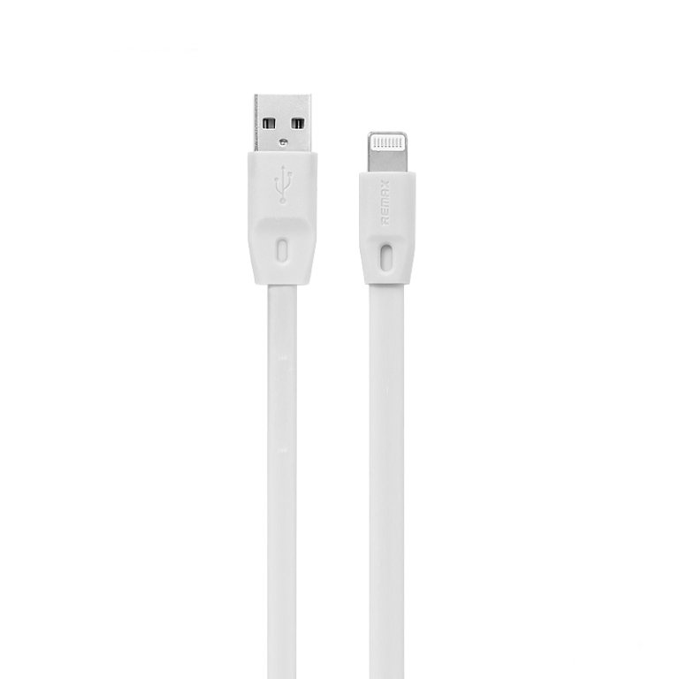 USB кабель на iPhone 5 REMAX Full SPEED плоский белый