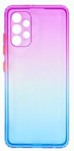 Накладка Crystal Color Moon Realme C25 фиолетовый с голубым
