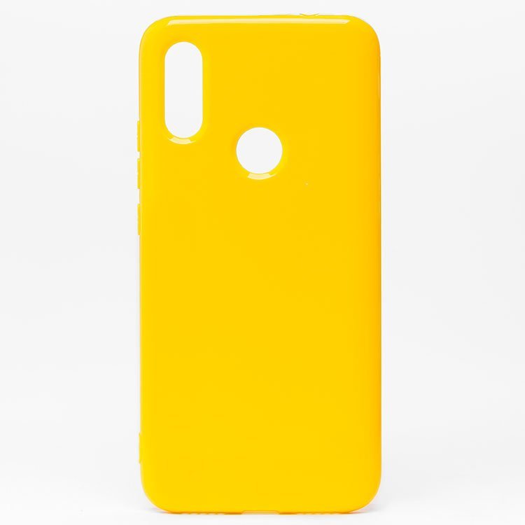 Накладка SC158 Xiaomi Redmi 7 Глянец желтая