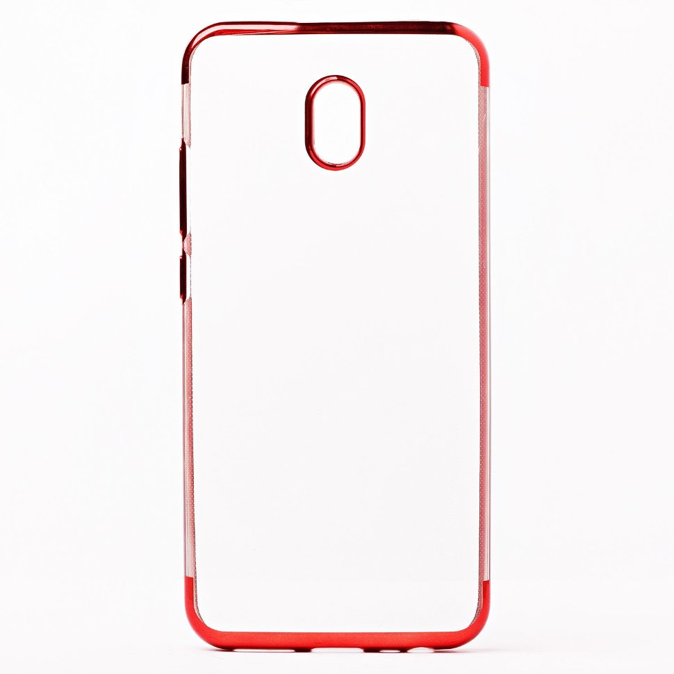Накладка SC152 Xiaomi Redmi 8A красный ободок