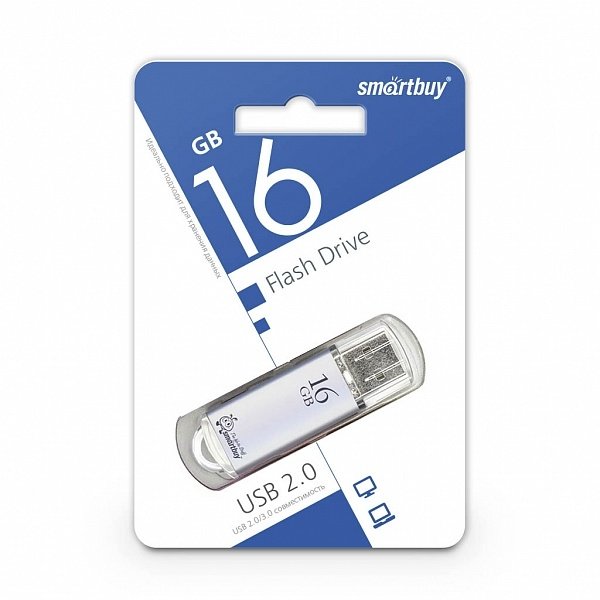 SmartBuy USB 16GB V-Cut silver