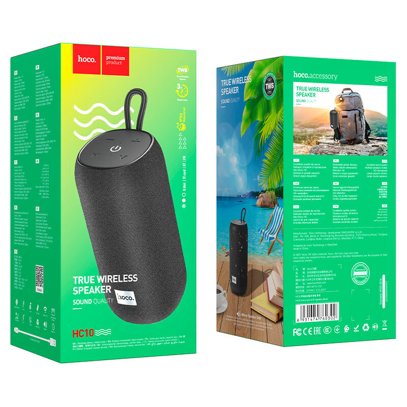Колонка Bluetooth HOCO HC10 Sonar, black
