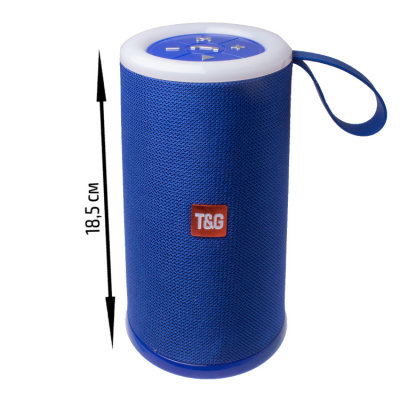 Колонка Bluetooth TG512 NFC синяя