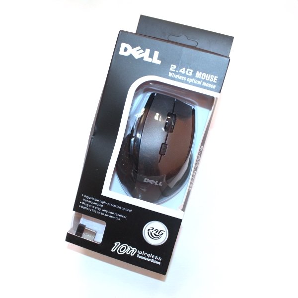 Мышь беспроводная оптическая DELL серая