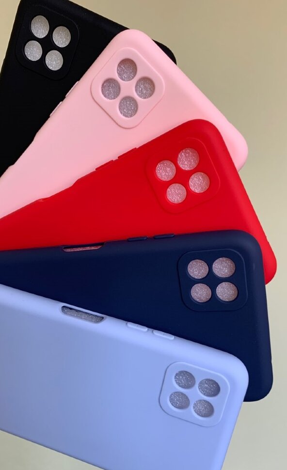 Накладка TPU МАТОВАЯ Samsung A226 Galaxy A22s синяя