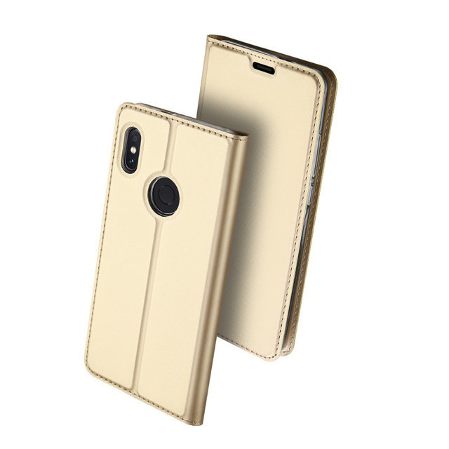 Чехол-книга Dux Ducis SKIN Pro Series для Xiaomi Redmi Note 5 Pro/Mi 6X gold