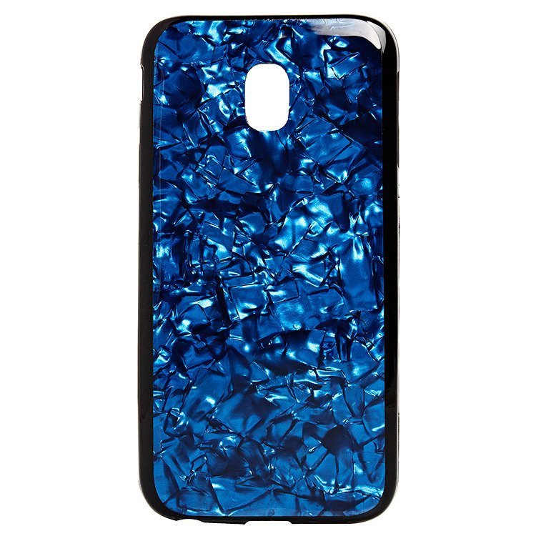 Накладка SC115 Samsung J330 Galaxy J3 2017 Foil синяя