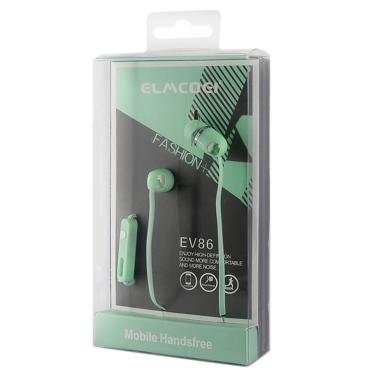 Гарнитура MP3 Elmcoei EV86 с кнопкой ответа мята