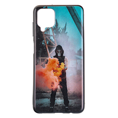 Накладка с рисунком Realme C15/C25 Парень с фаером