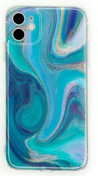 Накладка Marble Realme C21Y голубой