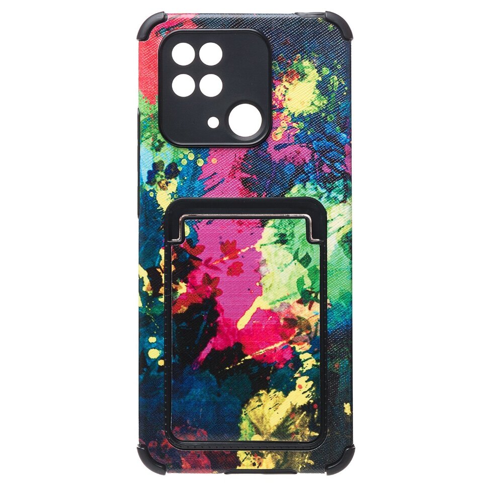 Накладка SC284 Xiaomi Redmi 10C с визитницей (006)
