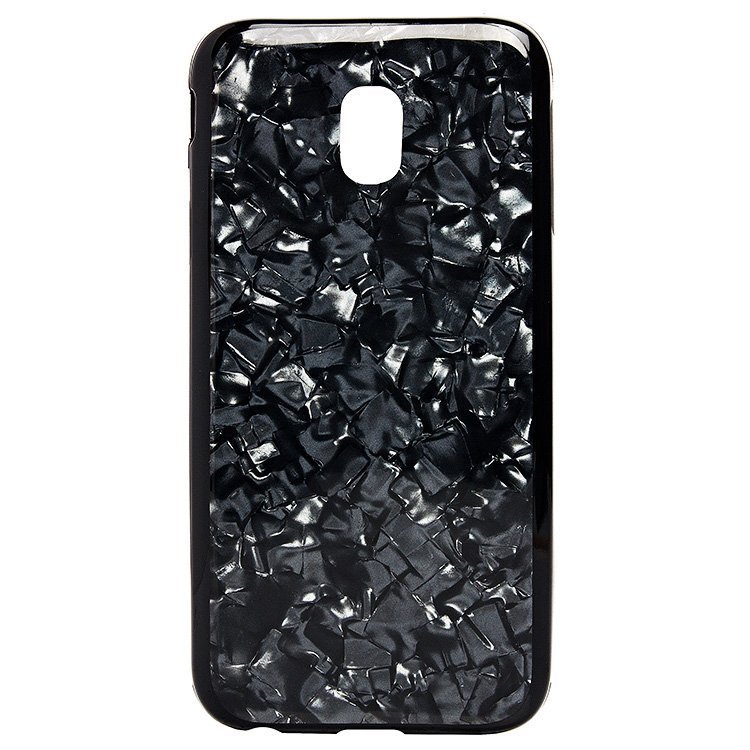Накладка SC115 Samsung J330 Galaxy J3 2017 Foil черная