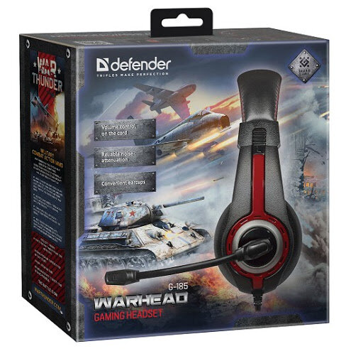 Наушники Defender HN-G185 Warhead игровые 2,0м
