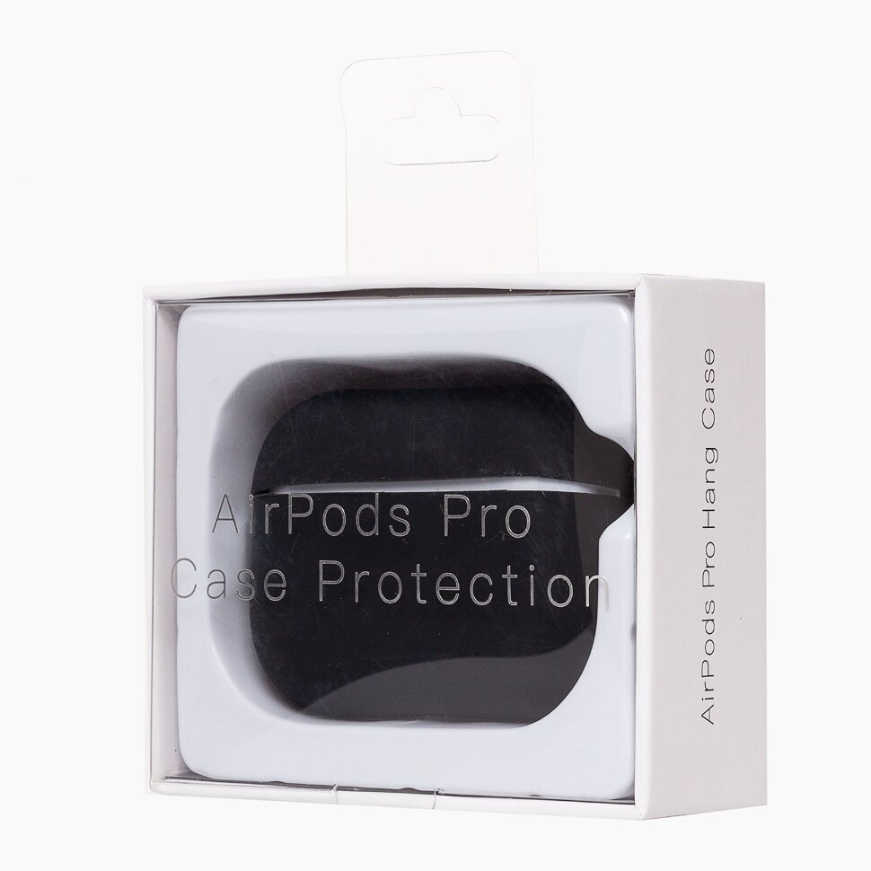 Чехол Soft touch  для кейса AirPods Pro, black