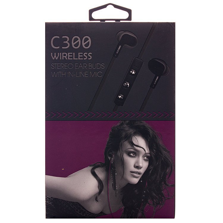 Наушники BLUETOOTH C300 черные