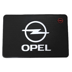 Противоскользящий коврик Opel черный