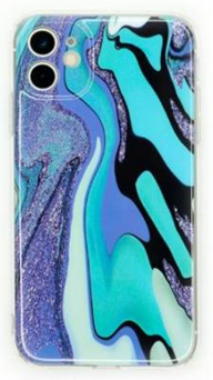 Накладка Marble Realme C21Y фиолетовый