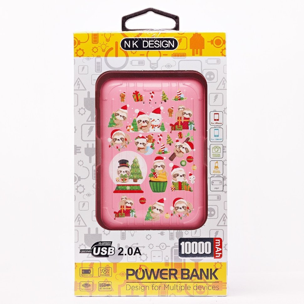Внешнее ЗУ Power Bank NK Design New Year 10000mAh (02)