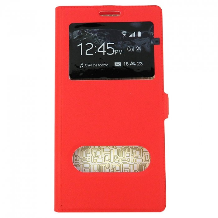 Чехол-книжка кожзам Nokia 3 красная