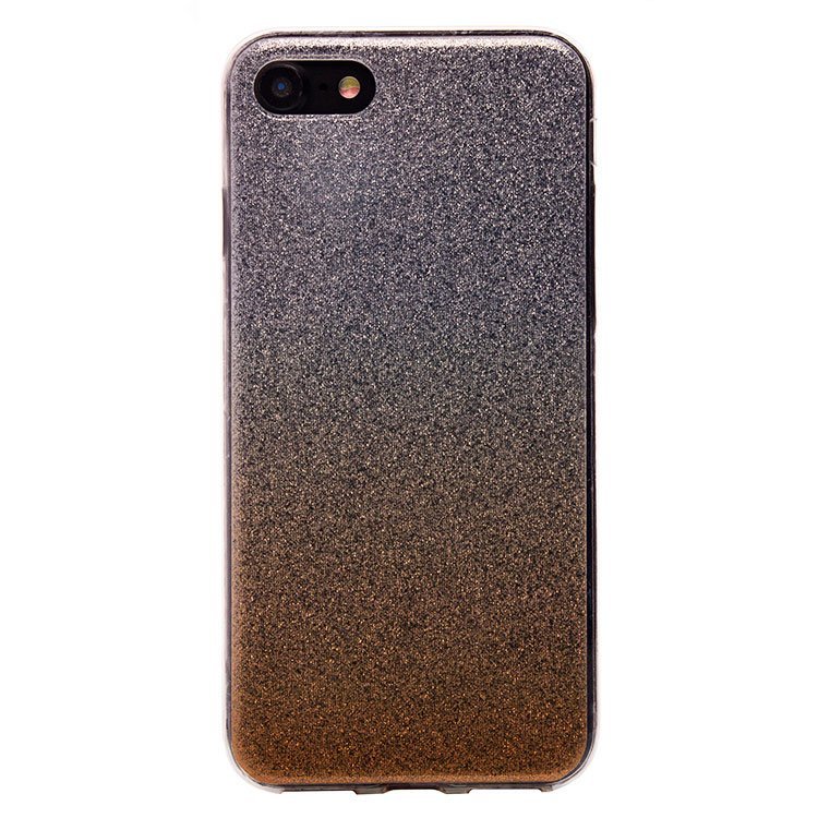 Накладка силиконовая Glamour iPhone 7/8 gold/silver
