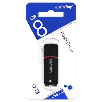 SmartBuy USB 8GB Crown Compact black