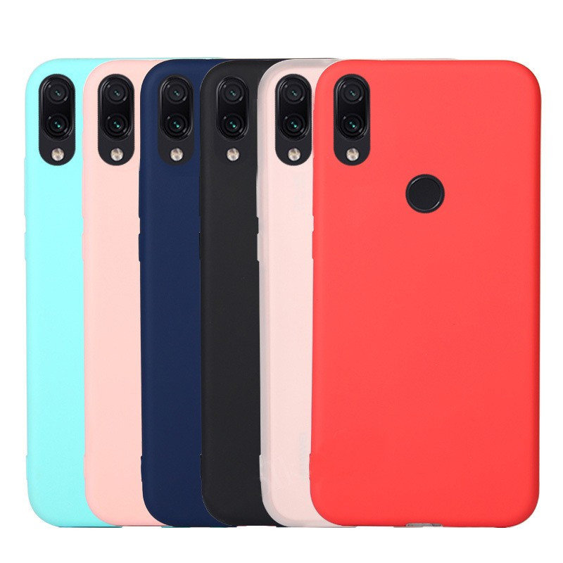 Накладка TPU МАТОВАЯ Xiaomi Redmi Note 7 розовая