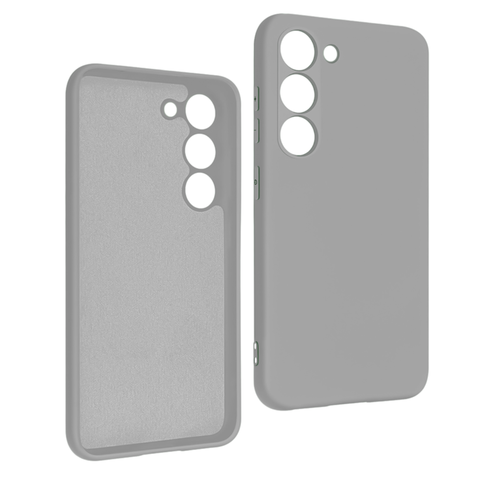 Накладка силикон Silicon Cover NANO для Apple iPhone 17, титан серый
