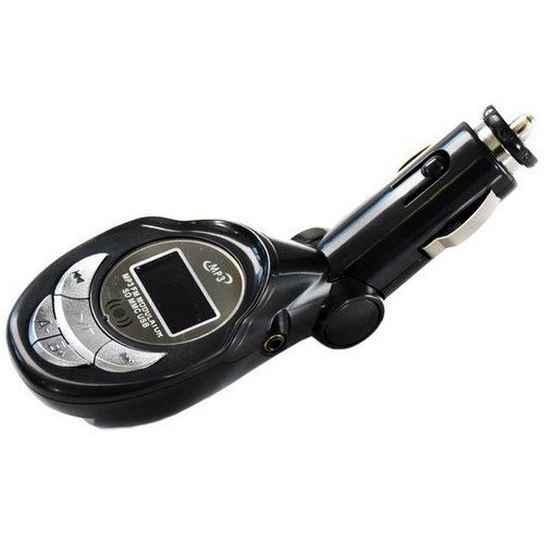 FM-модулятор MicroSD/USB/AUX пульт KD-200 черный