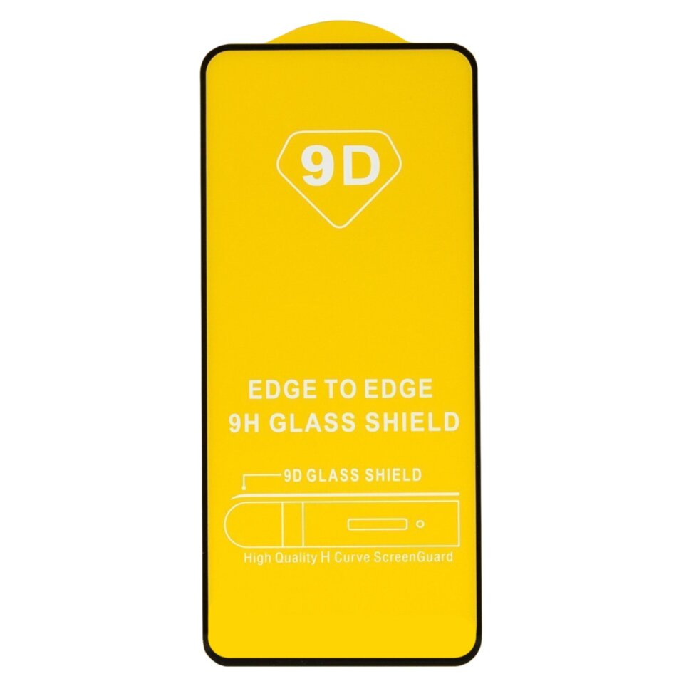 Стекло 9D "Full glue" для Xiaomi 13T/13T Pro, тех.упаковка (желтая подложка)