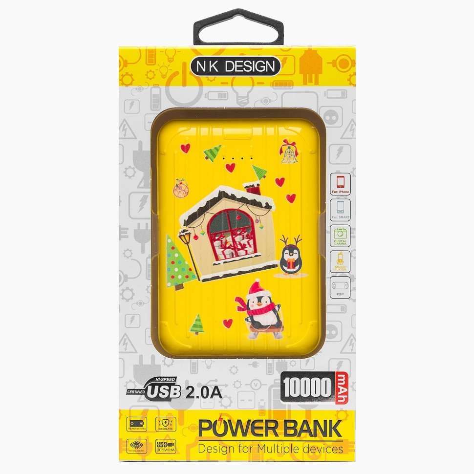 Внешнее ЗУ Power Bank NK Design New Year 10000mAh (04)
