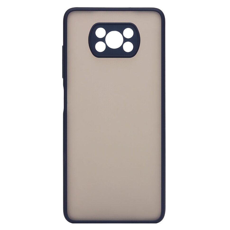 Накладка PC041 Xiaomi Poco X3/Poco X3 Pro (dark blue/black)