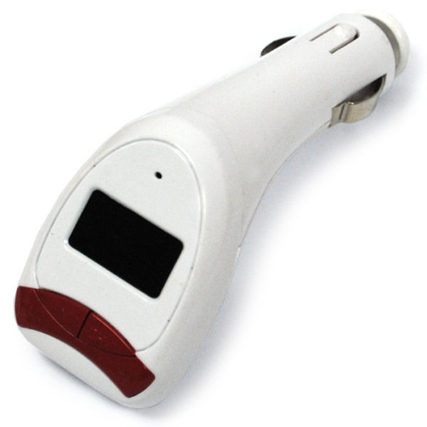 FM-модулятор MicroSD/USB/AUX пульт TK-301 белый
