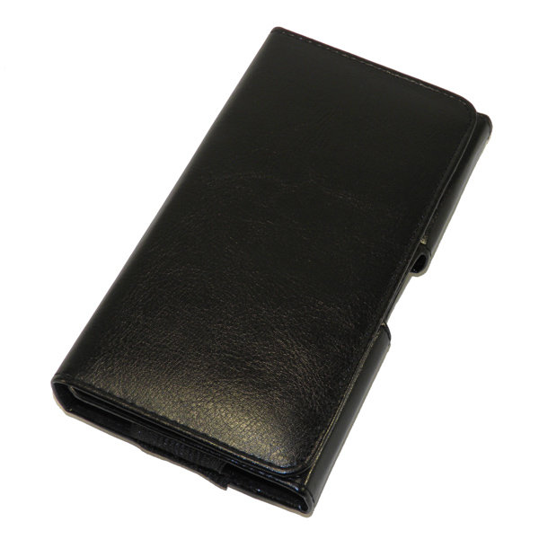 Сумочка на пояс 5,5" черная