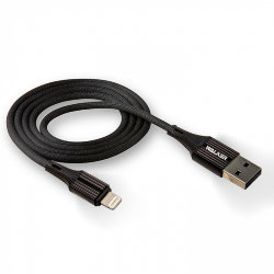 USB кабель на iPhone 5 WALKER C705 черный 3.1A