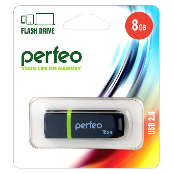 Perfeo USB 8GB C11 Black