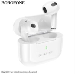 Наушники Bluetooth BOROFONE BW58 True TWS, белые