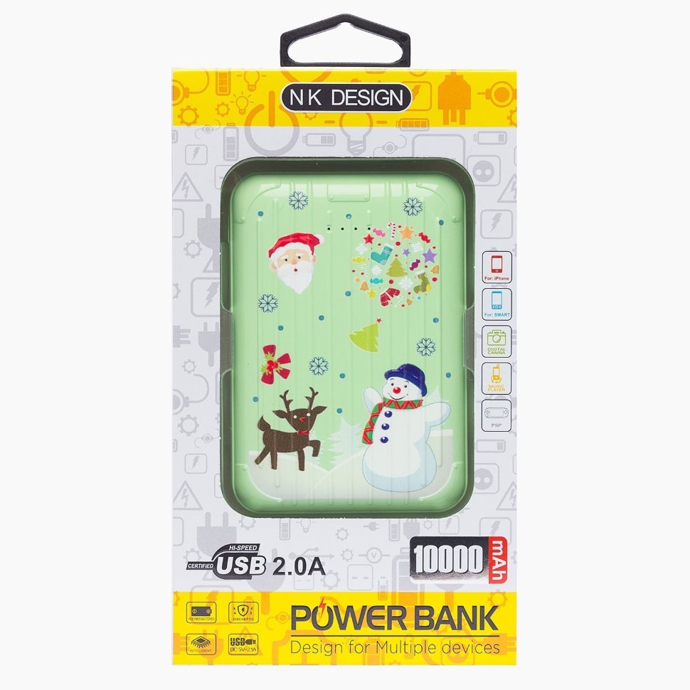Внешнее ЗУ Power Bank NK Design New Year 10000mAh (05)